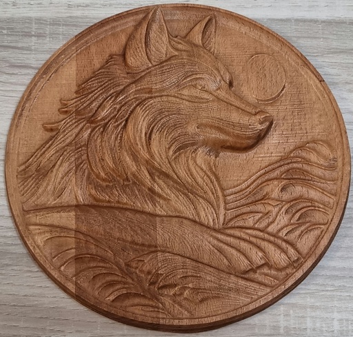 [LCL001] Loup au clair de lune